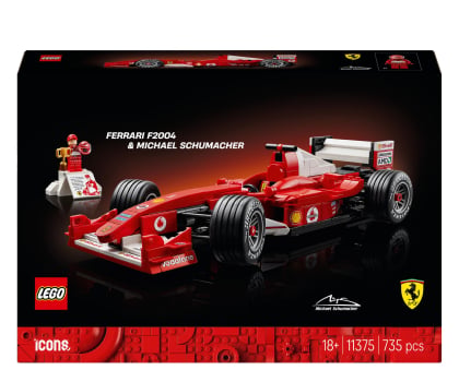 Klocki LEGO® LEGO ICONS 11375 Ferrari F2004 i Michael Schumacher